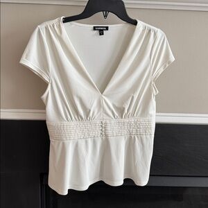 Express Cream Blouse